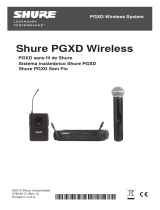 Shure PGX Digital Guitar Wireless System User manual
