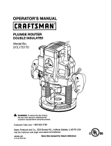 Craftsman 315.175170 Owner's manual