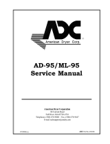 American Dryer Corp. ML-95 User manual