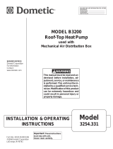 Dometic B3200 (Type 3254.331) Operating instructions