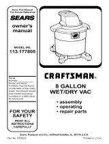 Craftsman 113.177805 Owner's manual