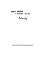 Clarion ProSecurity SR6000 User manual