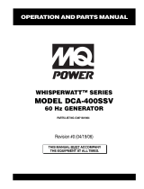 MQ Power DCA400SSV User manual