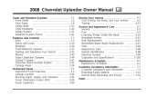Chevrolet Uplander 2008 Owner's manual
