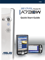 Asus MyPal Series User A730W User manual