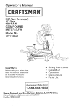 Craftsman 137212000 Owner's manual