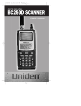 Uniden BC250D User manual