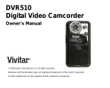 Vivitar DVR510 User manual