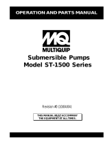 MQ Multiquip ST1500 User manual