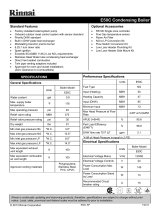 Rinnai E50C Dimensions Guide