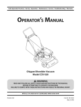 Craftsman CSV 020 Owner's manual