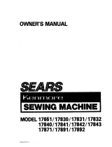 Sears 17892 User manual
