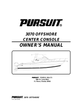 PURSUIT 3070 OFFSHORE Owner's manual