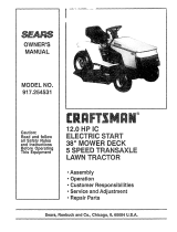 Craftsman 917254531 Owner's manual