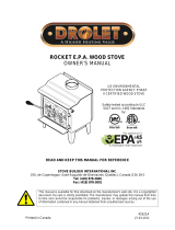 Drolet ROCKET WOOD STOVE Owner's manual