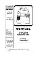 Craftsman 113.177135 User manual