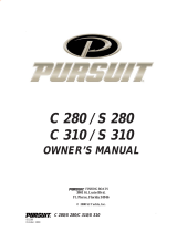 PURSUIT S280 Owner's manual