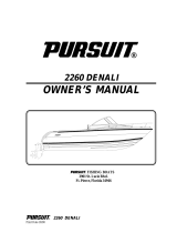 PURSUIT 1999 Denali-2260 Owner's manual