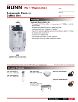 Bunn SRU User manual