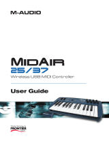 M-Audio MidAir 37 User manual