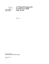 3com Wireless LAN 11 Mbps User manual