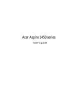 Acer Aspire 1450 User manual