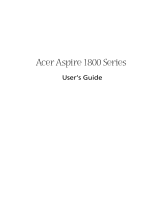 Acer Aspire 1800 User manual