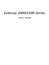 Acer EXTENSA-2000-2500 User manual