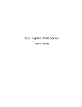 Acer Aspire 2020 User manual