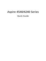 Acer Aspire 4540 User manual