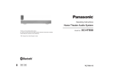 Panasonic SC-HTE80 User manual