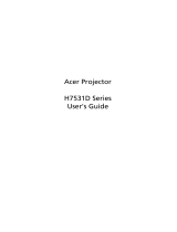 Acer H7531D User manual
