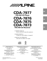Alpine cda-7873 User manual