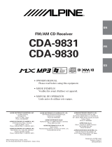 Alpine CDA-9831 User manual