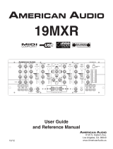 ADJ 19 MXR User manual