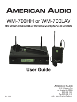 ADJ WM-700 User manual