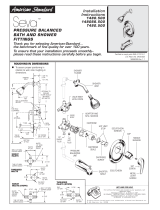 American Standard T480.500 User manual