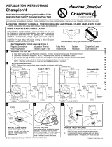 American Standard 2004.014.020 User manual