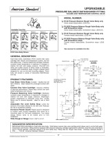 American Standard R125SS User manual