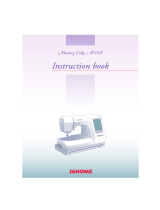 JANOME Memory Craft 10001 User manual