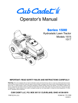 Cub Cadet 1529 User manual