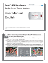 Archos GminiTM 402 User manual
