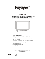 ASA Electronics Voyager AOM701 User manual