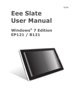 Asus Eee Slate EP121 B121 User manual