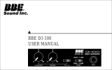 BBE Sound DI-100 Active DI User manual