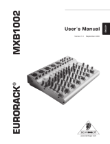 Behringer MXB1002 User manual