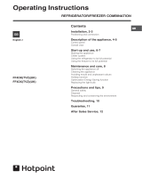 Hotpoint FF4DX(TVZ)(UK) User manual