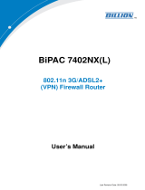 Billion Electric Company BiPAC 7402NXL User manual