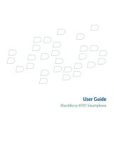 Blackberry 8707h User manual