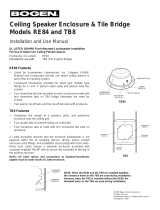 Bogen RE84 User manual